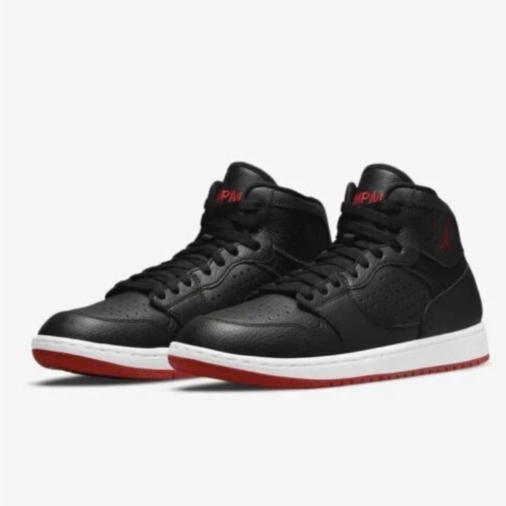 Nike Jordan Access Men's Shoes Black Gym Red White AR3762 Size 10.5 New With Box